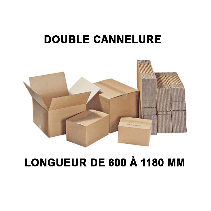 Cartons De Déménagement Américains - 10 Caisses 500x400x300 Mm, Simple Cannelure, Couleur Havane