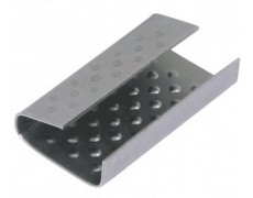 Chape à sertir en acier pour feuillard de cerclage